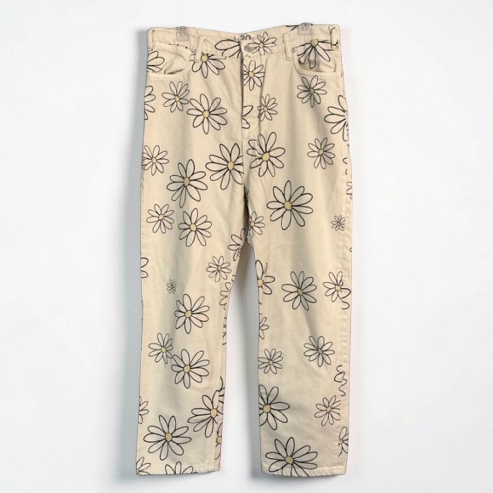 FREE PEOPLE Adorable Daisy Wren Jeans 31 - Picture 4 of 8